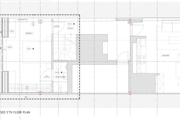 PROPOSED 5th floor PLAN